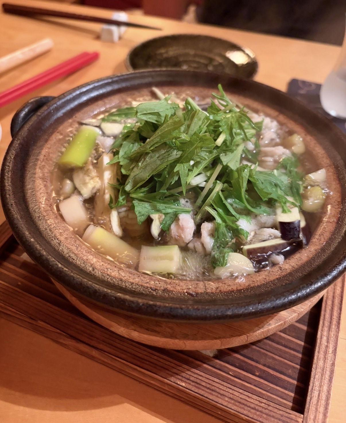 大好きな鱧の鍋