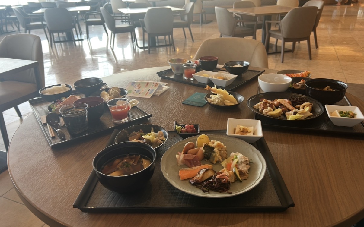 実際の朝食（※2人分です）