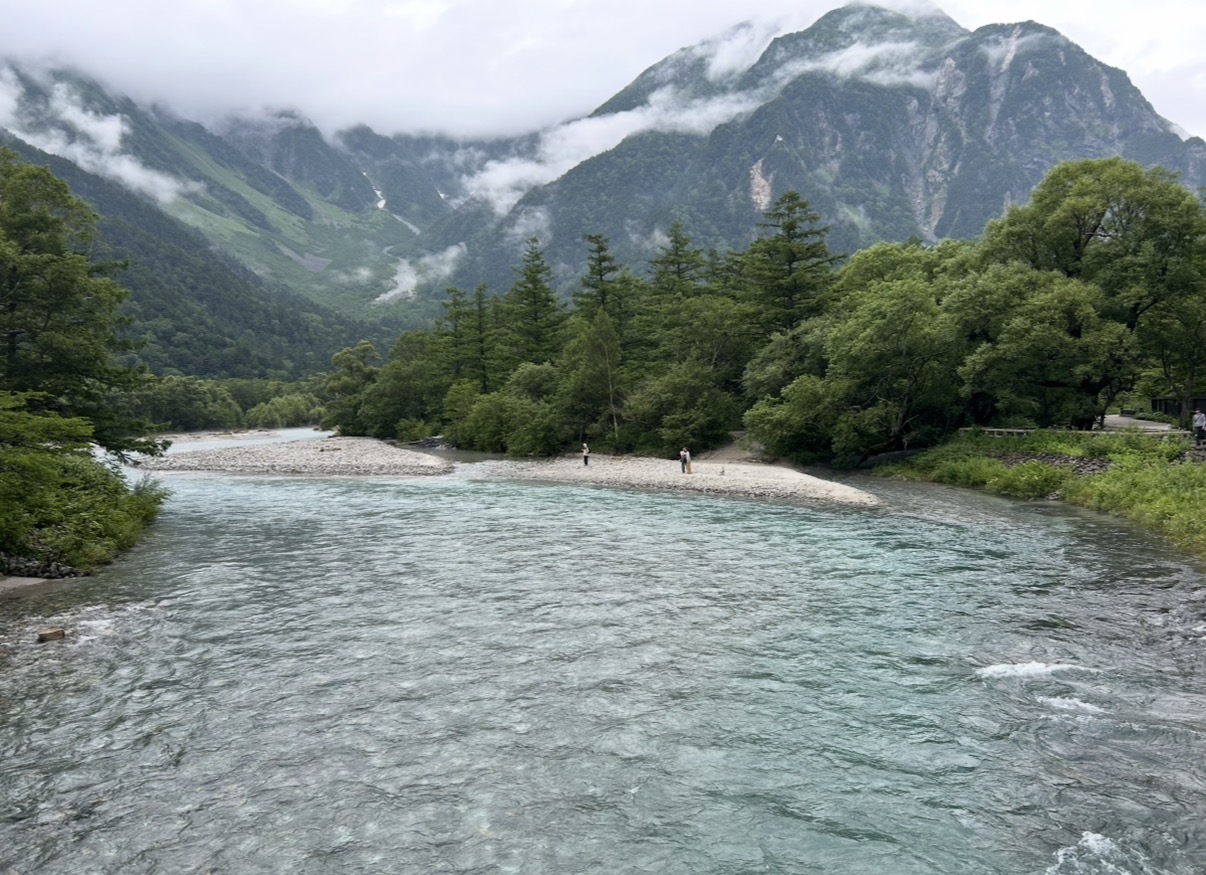 河童橋からの景色(上流側)