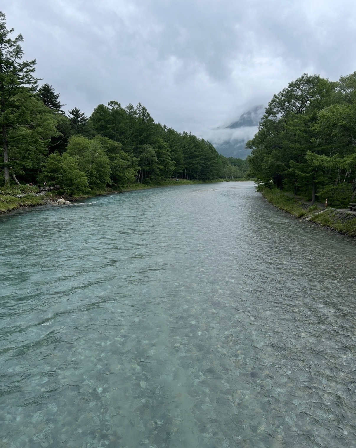 河童橋からの景色(下流側)
