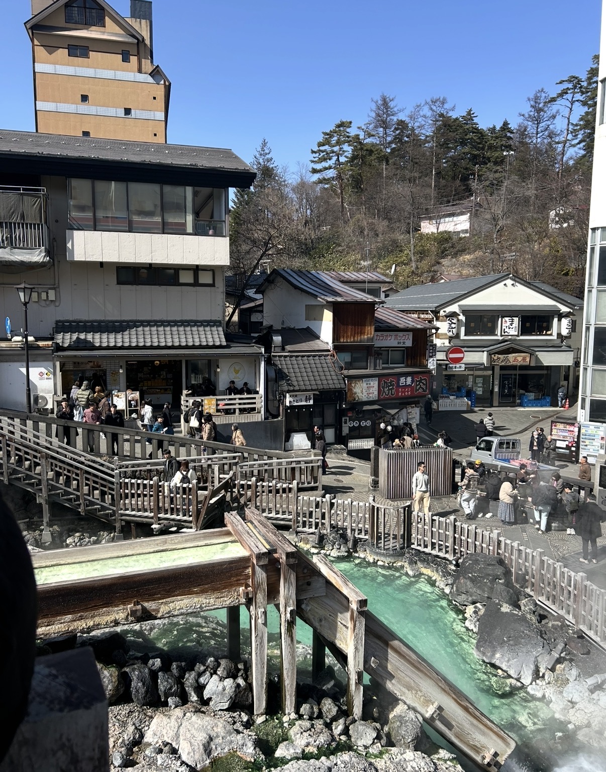 湯畑の様子